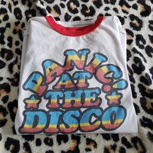 Panic! At The Disco rainbow ringer tee